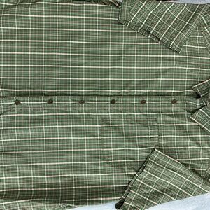 The North Face Green Plaid Men's Shirt